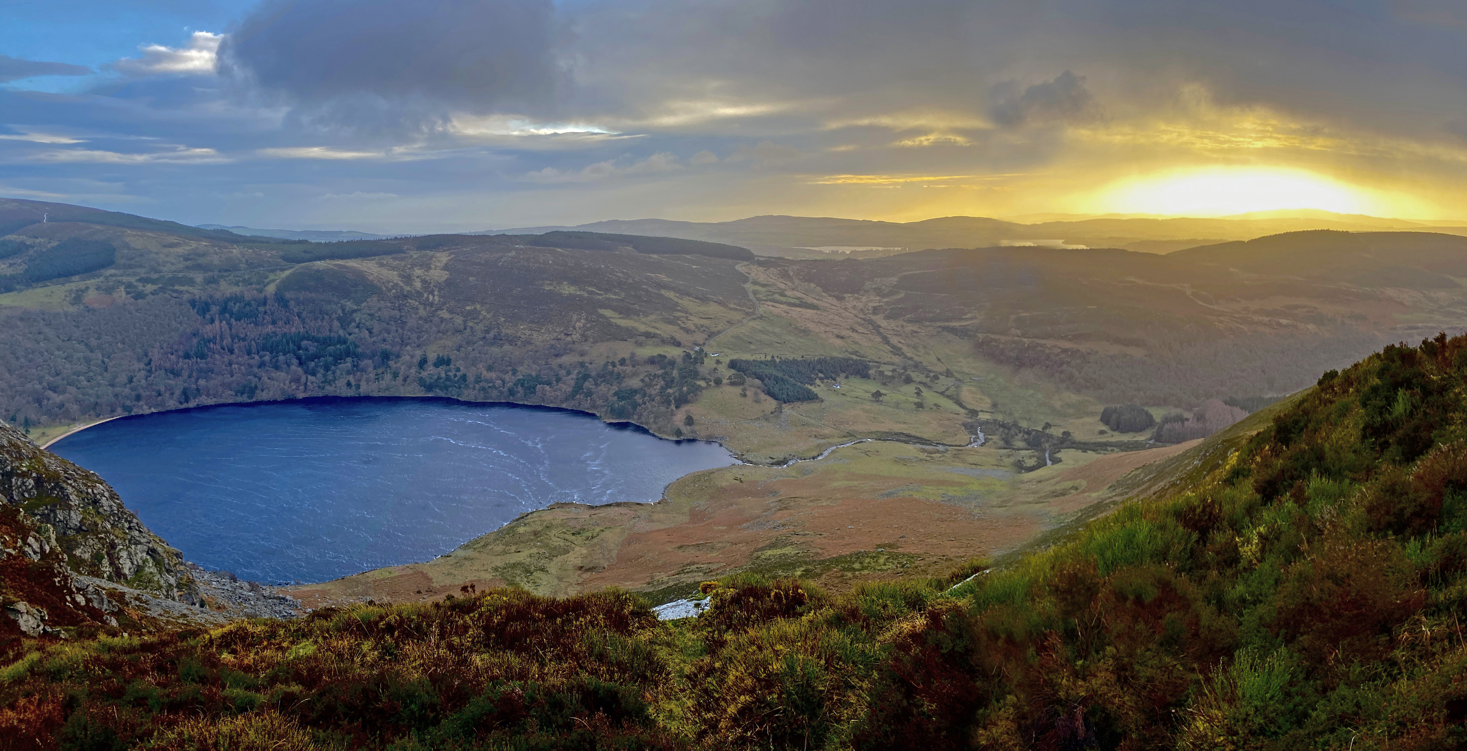The view over Lough Tay