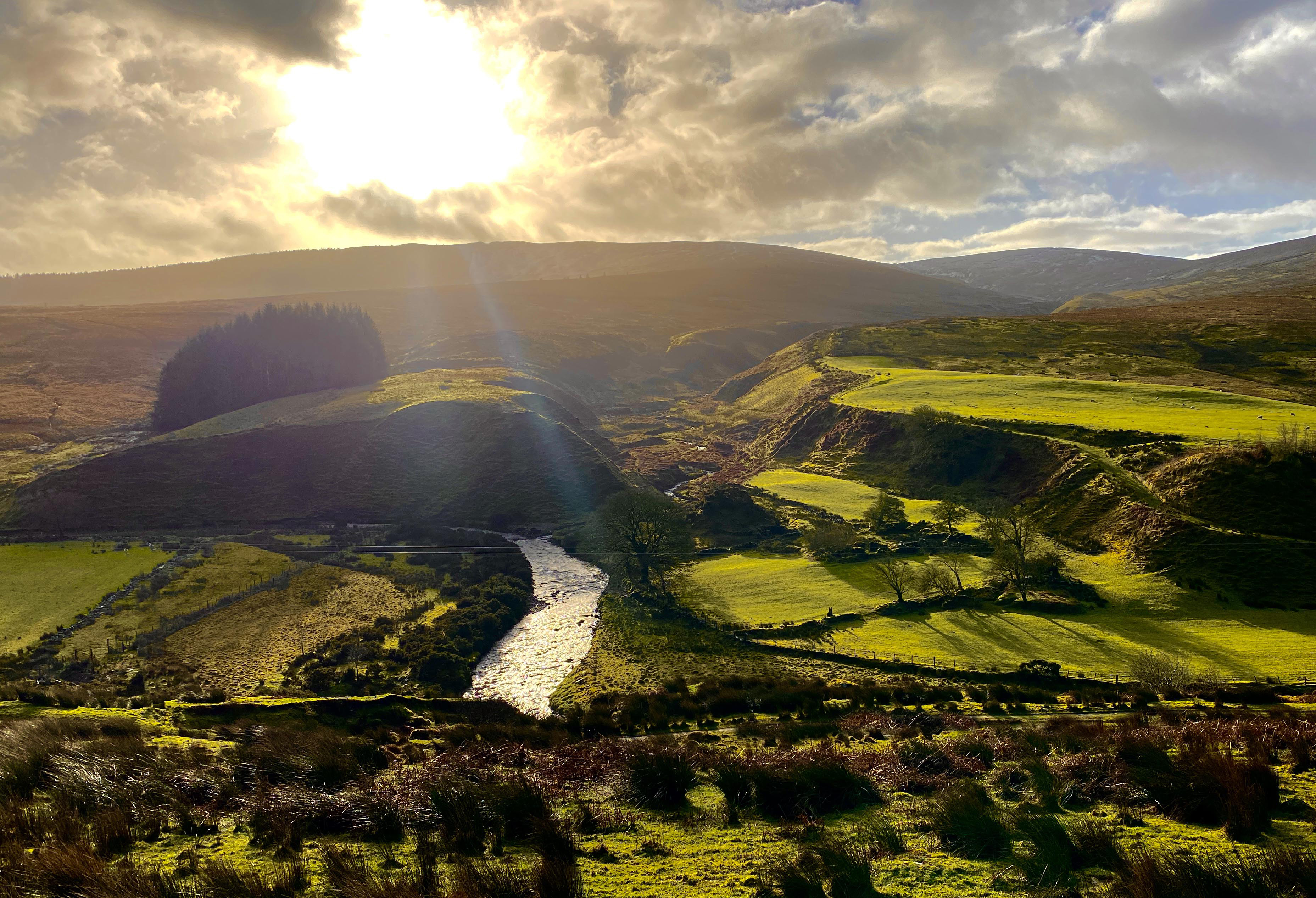 The Glenelly River meandering through the valley