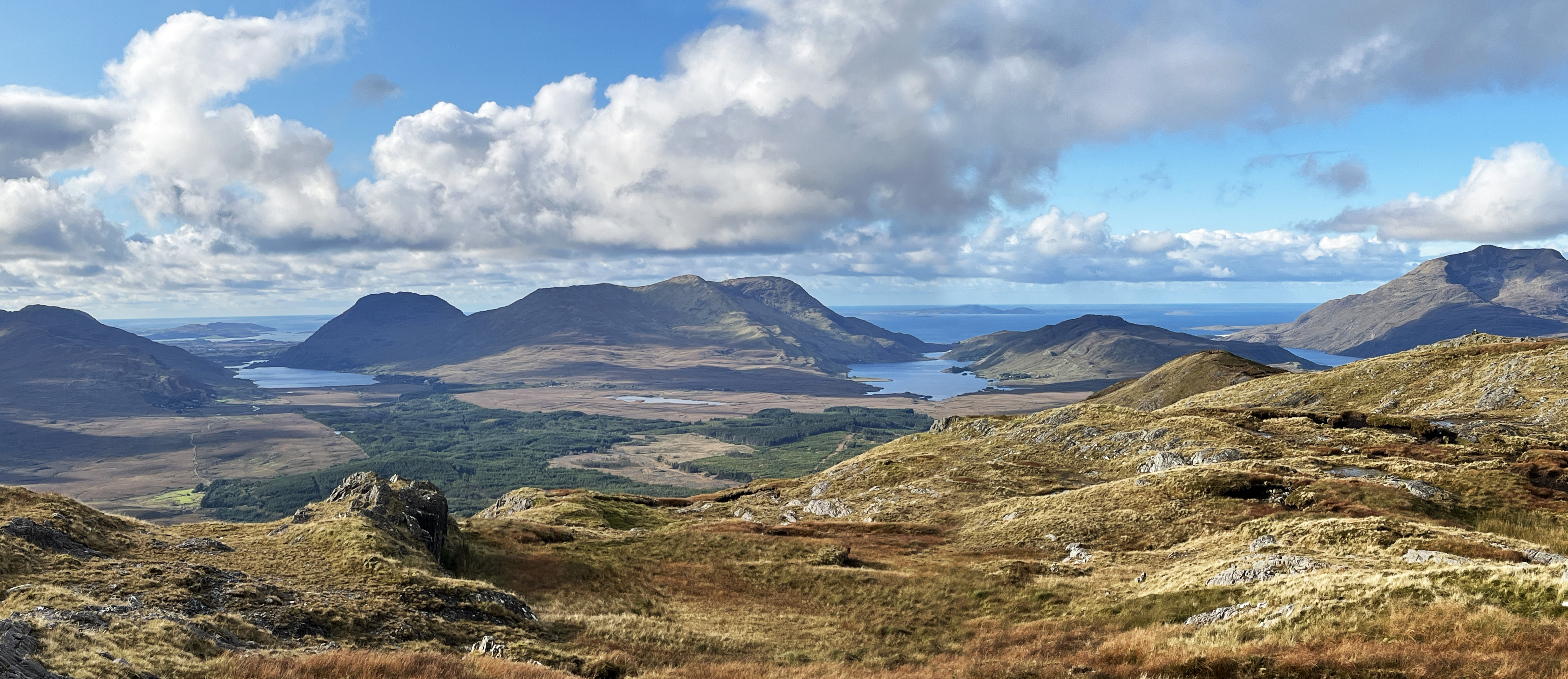 Looking NW from the summit